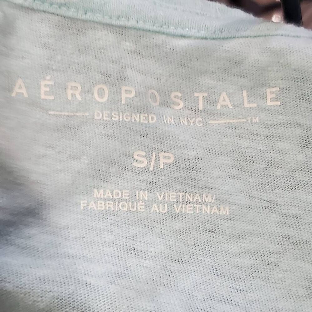 Aeropostale SMALL Aqua Tank Top - Picture 5 of 6